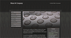 Desktop Screenshot of mann-cpa.com